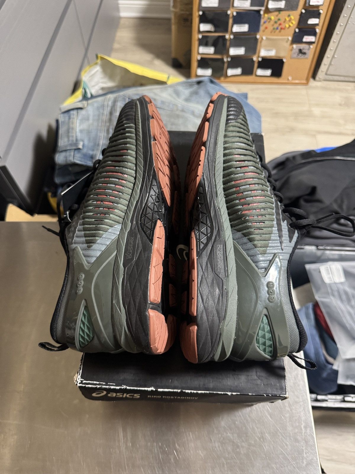 Asics × Kiko Kostadinov 2018 Kiko Kostadinov Asics Gel Delva 1 Forest Green Size 12 Size US 12 / EU 45 - 4 Thumbnail