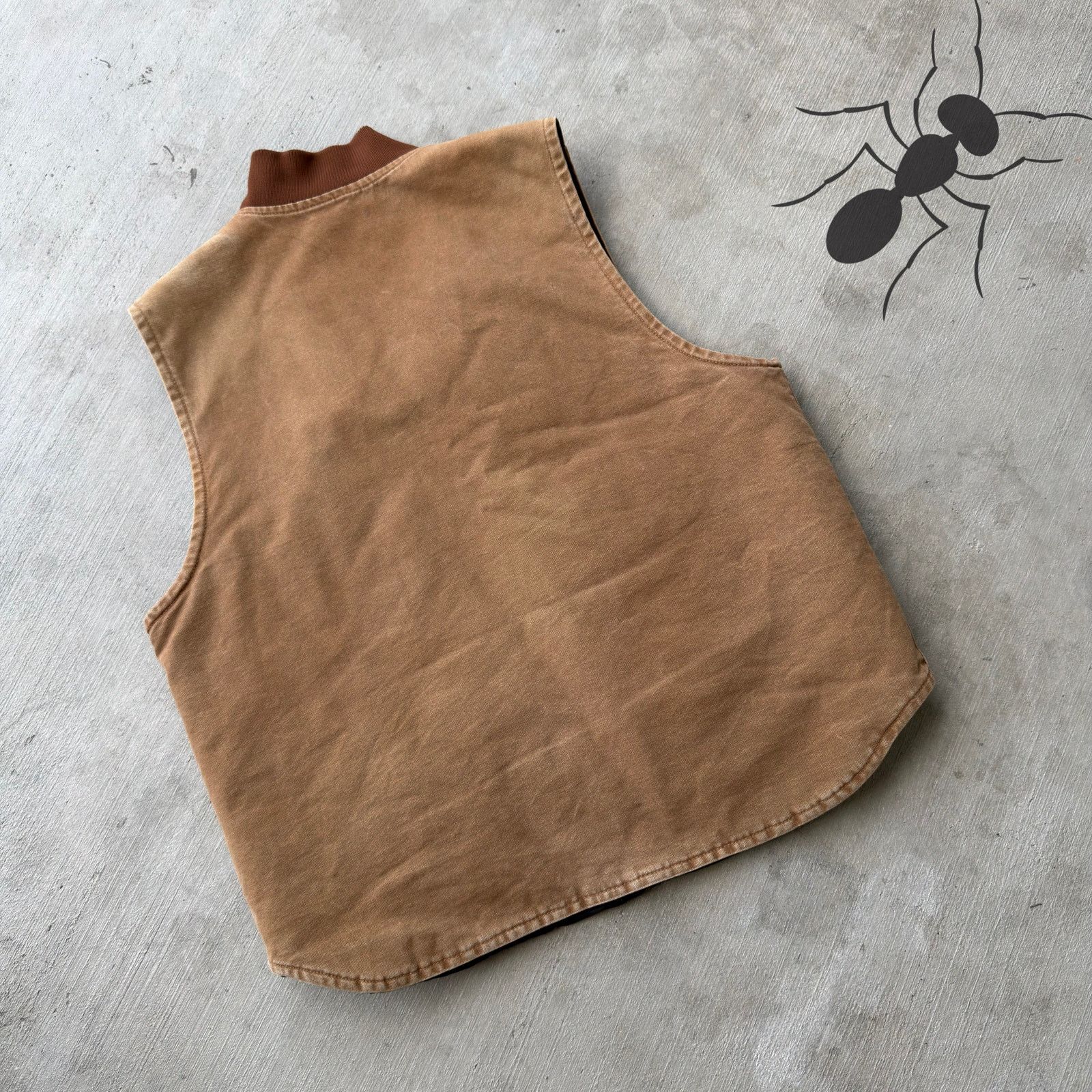 Carhartt × Vintage Carhartt V02 brown work wear vest Size US L / EU 52-54 / 3 - 4 Thumbnail