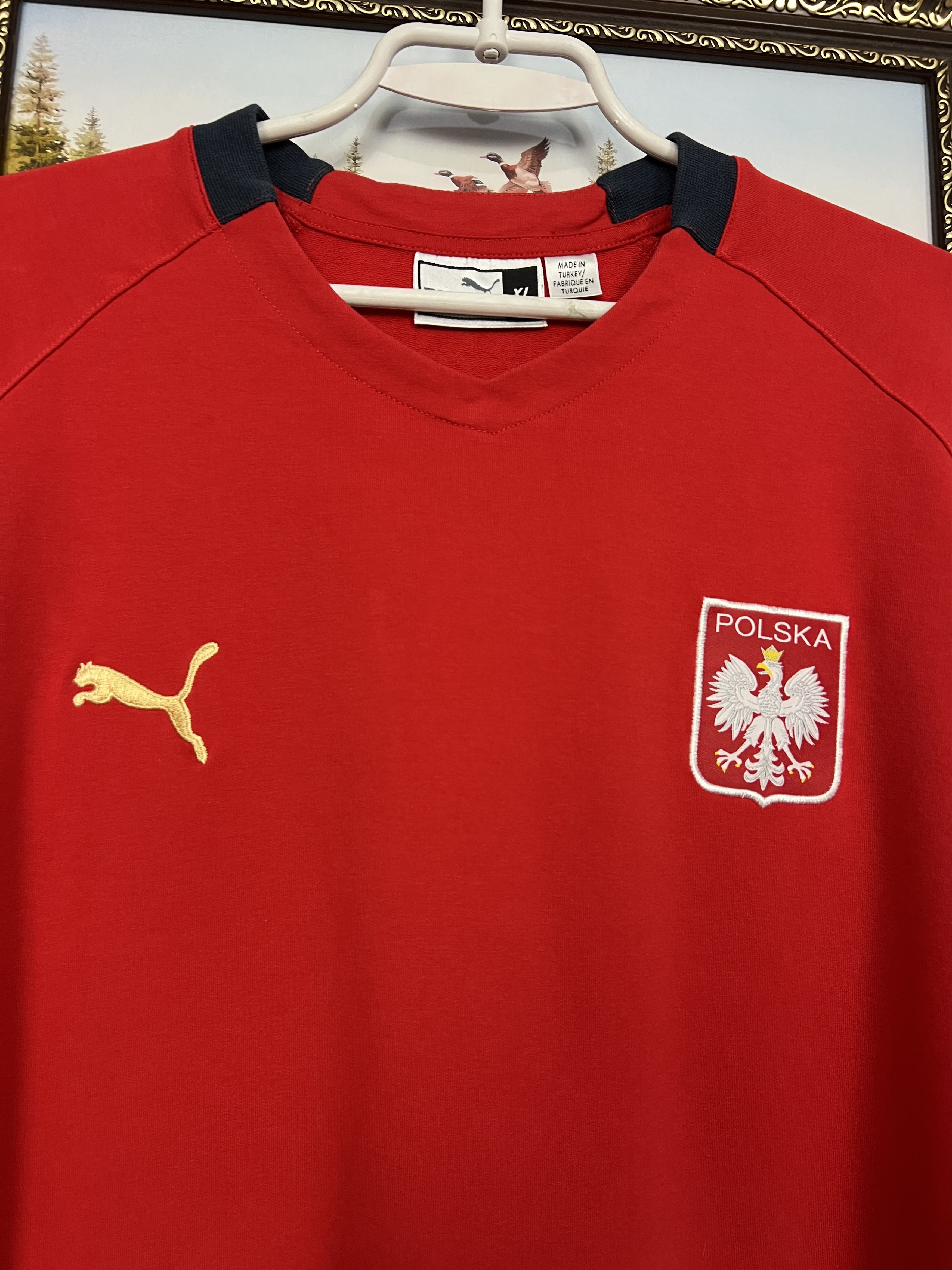 Puma Vintage 2000's Poland Football Sweatshirt Soccer Crewneck Size US XL / EU 56 / 4 - 3 Thumbnail