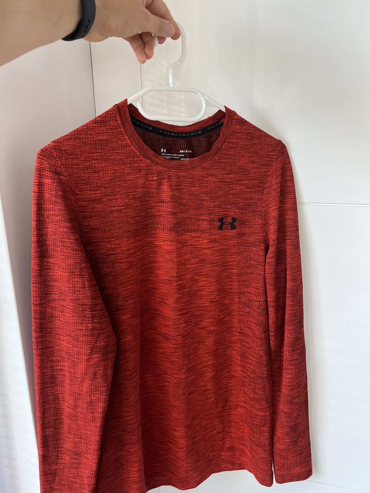Under Armour Under Armour Threadborne Heatgear Fit Onyx Long Sleeve Tee Size US S / EU 44-46 / 1 - 4 Thumbnail