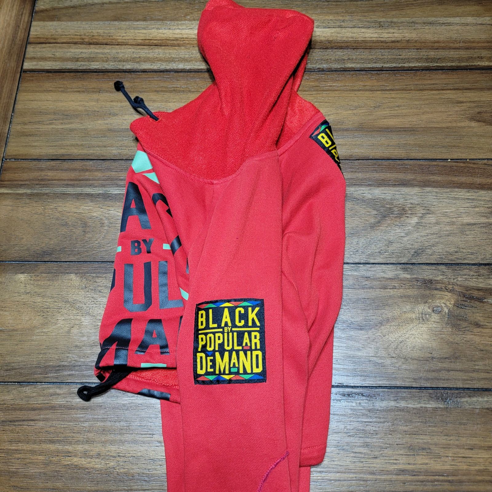 Other "Black By Popular Demand" Red Crop LS Hoodie - Size Medium Size M / US 6-8 / IT 42-44 - 4 Thumbnail