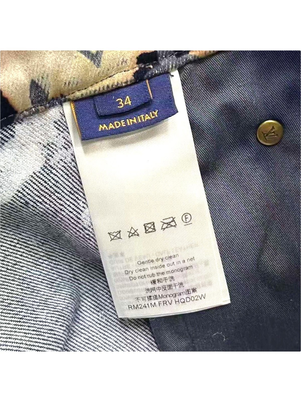 Louis Vuitton Louis Vuitton 34 Bleached Monogram Denim Jeans Size US 34 / EU 50 - 9 Thumbnail