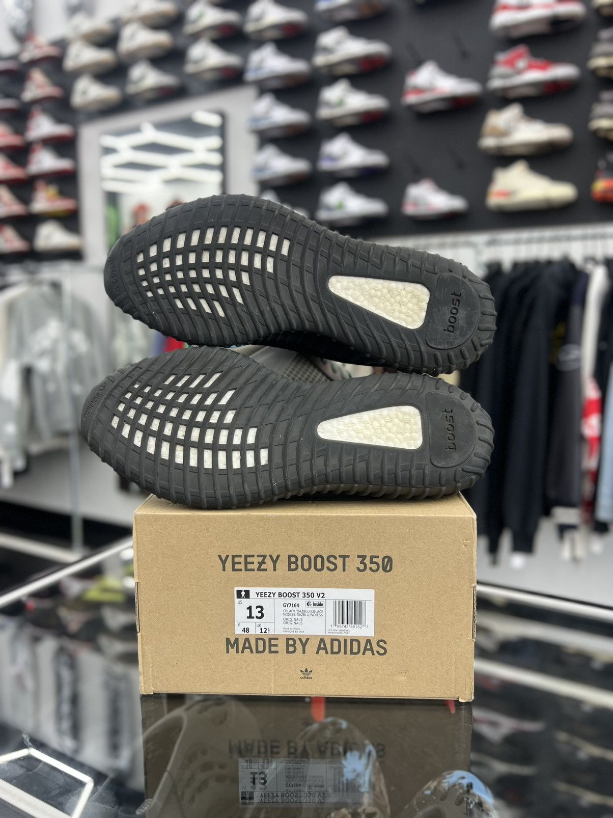 Adidas ADIDAS YEEZY BOOST 350 V2 DAZZLING BLUE Size US 13 / EU 46 - 6 Thumbnail