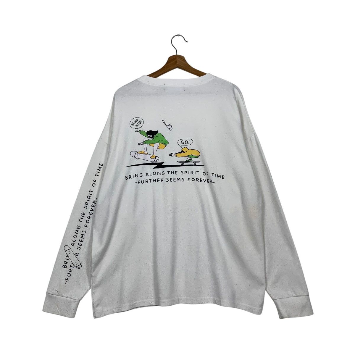 Japanese Brand NEOS ADDICTIVE DESIGN Skateboard Sweatshirt #2545-C115 Size US L / EU 52-54 / 3 - 1 Thumbnail