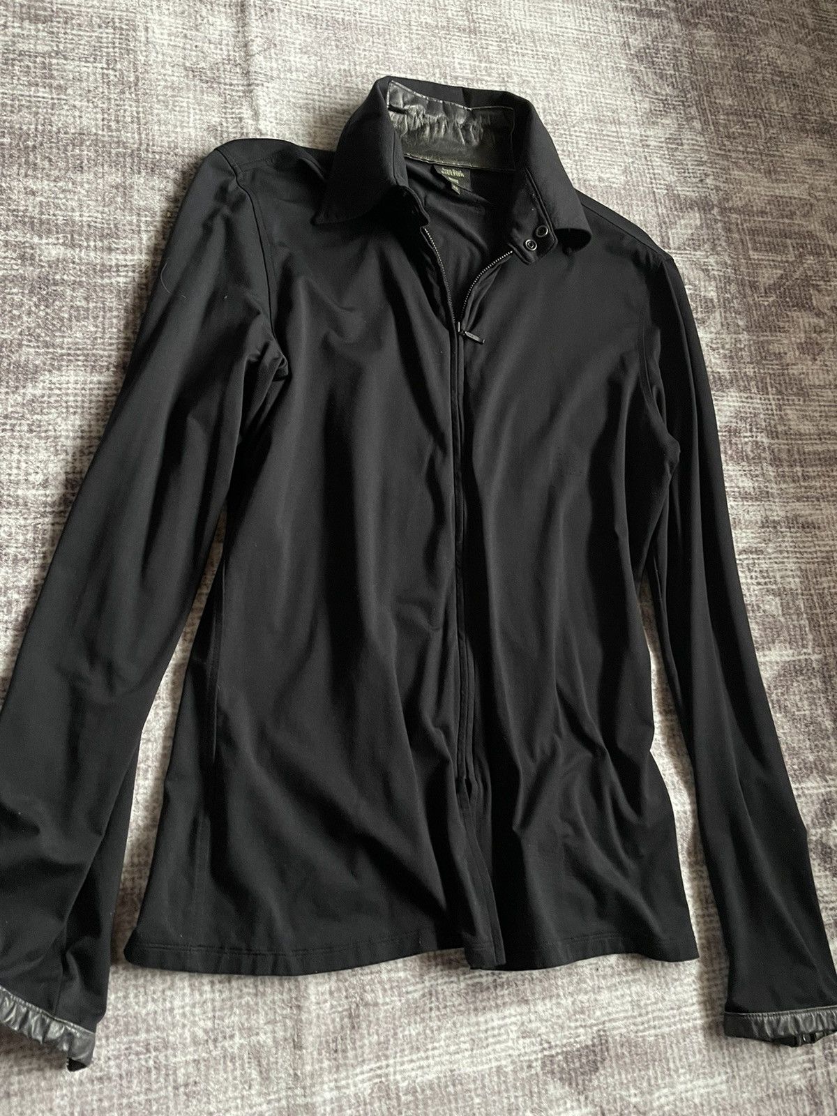 Jean Paul Gaultier Jean Paul Gaultier Homme Leather Zip Long Sleeve Shirt Size US M / EU 48-50 / 2 - 23 Thumbnail