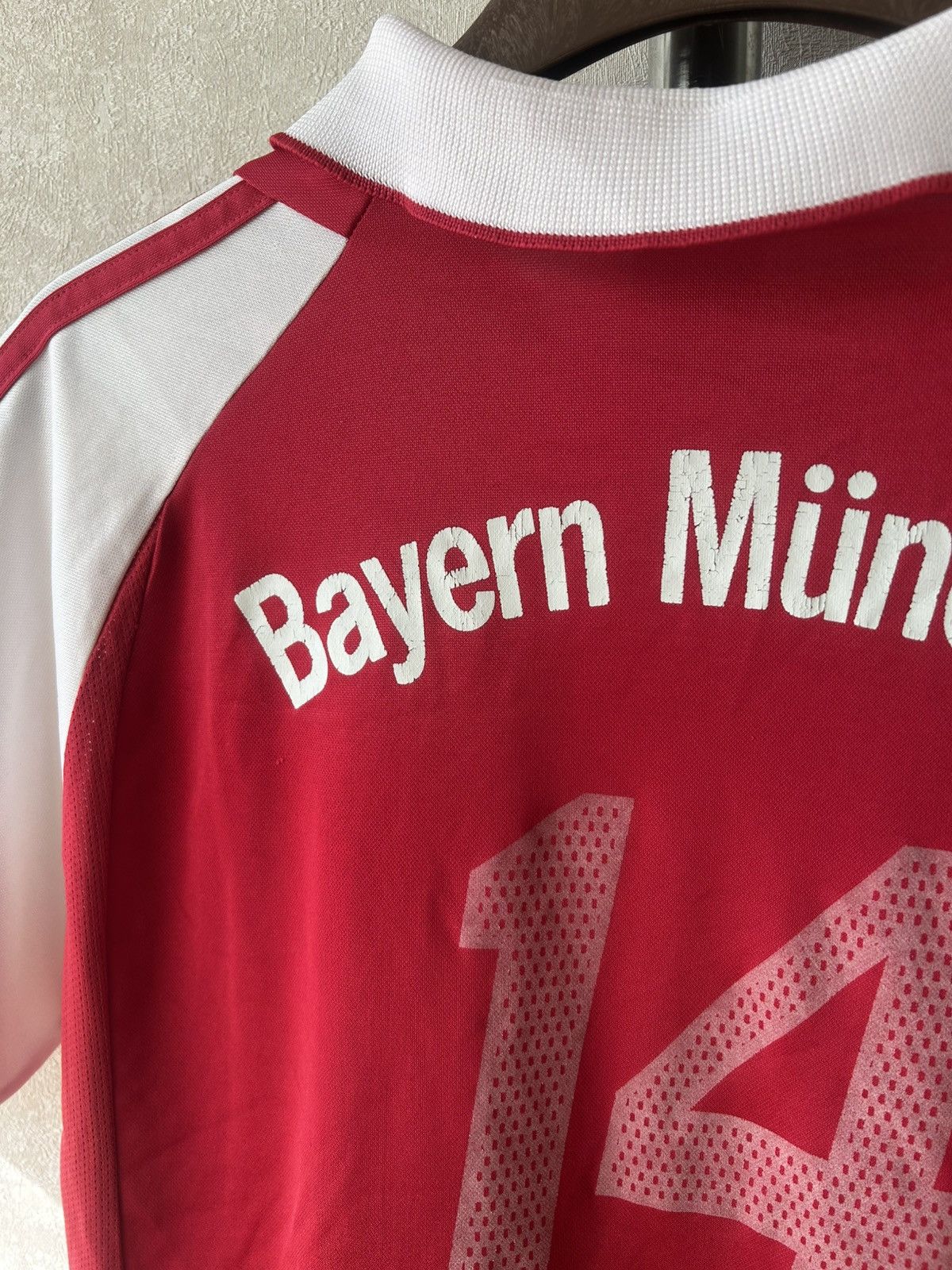 Adidas Adidas Bayern Munich 2003-2005 #14 Pizzaro Soccer Jersey Size US S / EU 44-46 / 1 - 8 Thumbnail