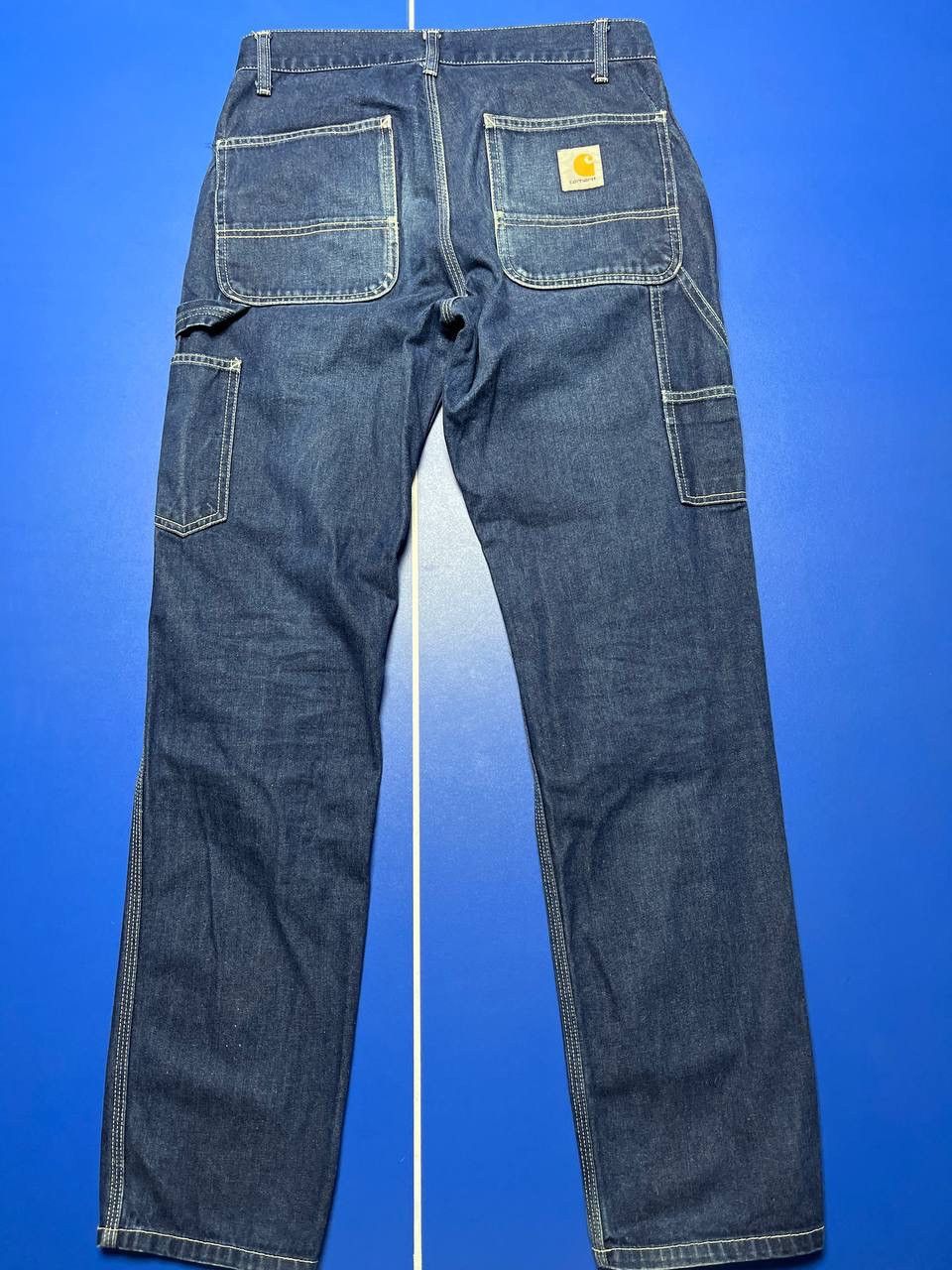 Carhartt Carhartt WIP Single Knee Pant Blue Denim Carpenter Size S Size US 30 / EU 46 - 14 Thumbnail