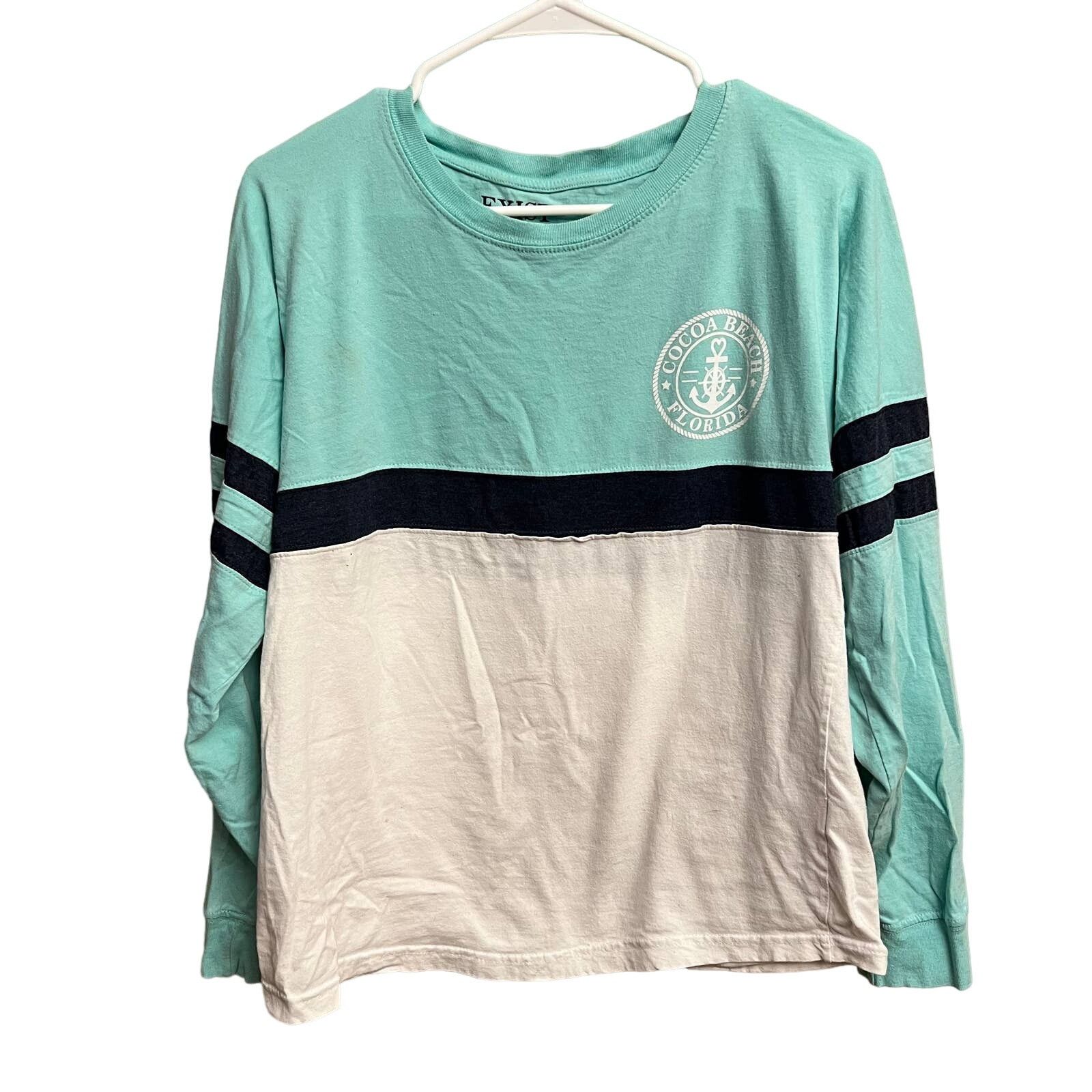 Unknown London Cocoa Beach, Florida Raglan Long Sleeve Shirt Size L / US 10 / IT 46 - 2 Thumbnail