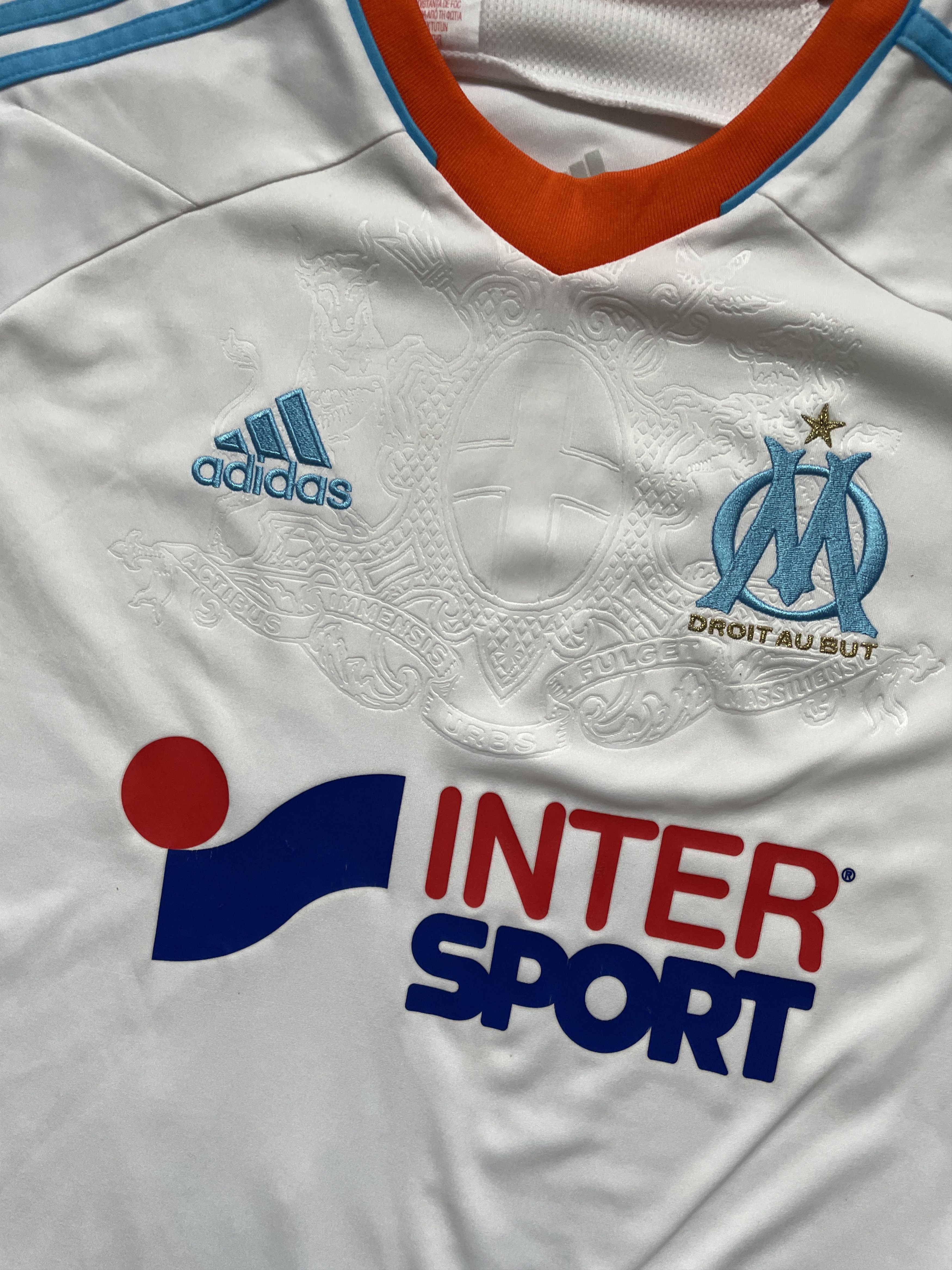 Adidas OLYMPIQUE MARSEILLE ADIDAS 2012 SOCCER JERSEY Size US S / EU 44-46 / 1 - 2 Thumbnail