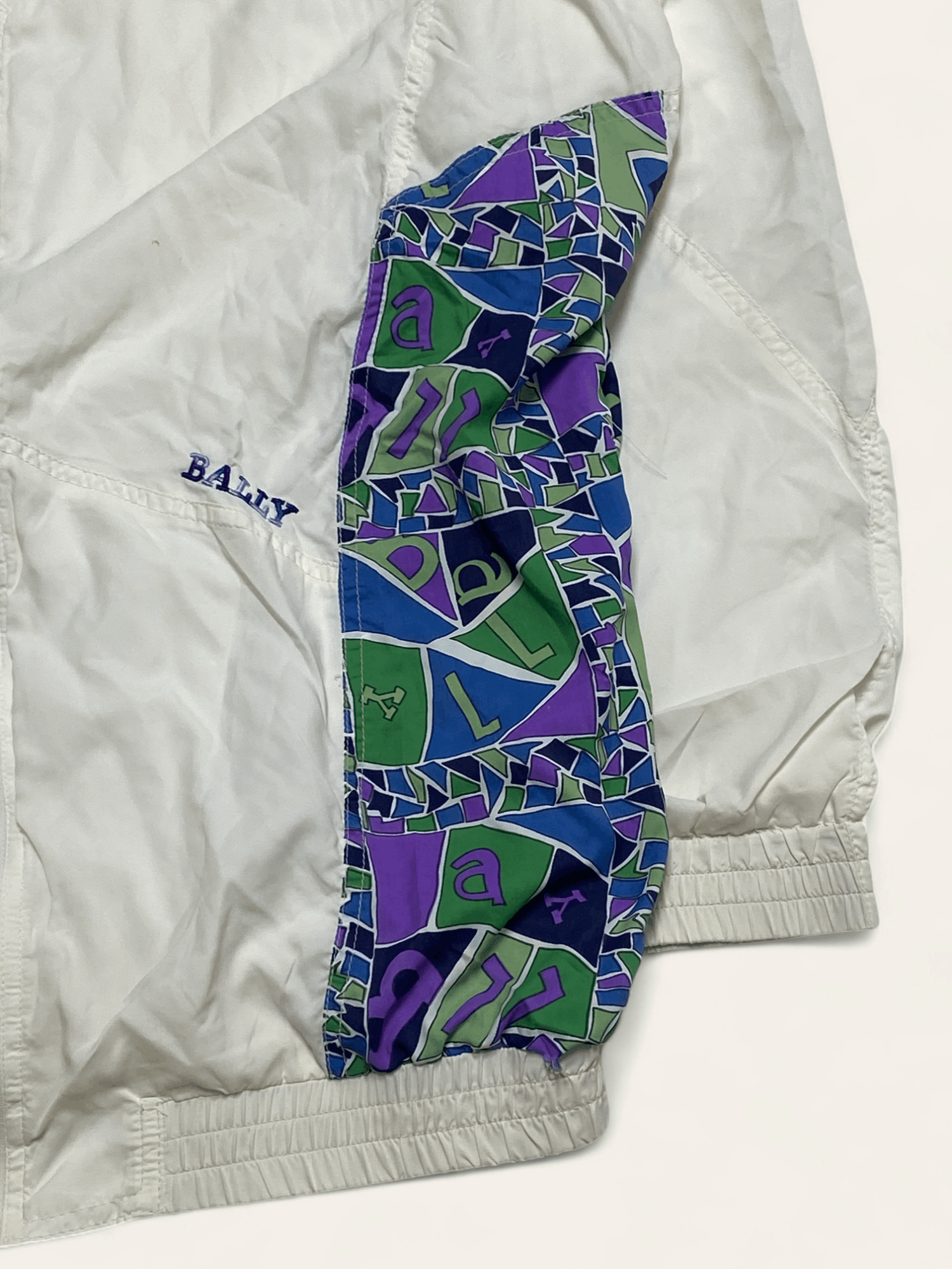 Bally 90s Vintage BALLY Tracking Top Zip Ligh Jacket Drill Y2k Size US XL / EU 56 / 4 - 3 Thumbnail