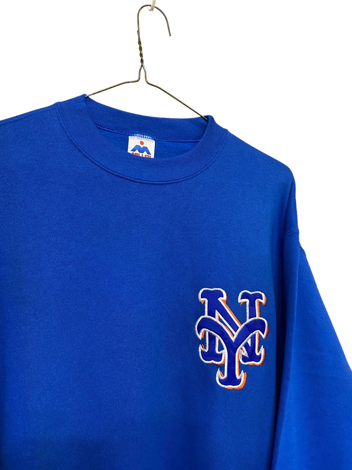 MLB Vintage 90s MLB New York Mets Embroidered Logo Crewneck Size US L / EU 52-54 / 3 - 4 Thumbnail
