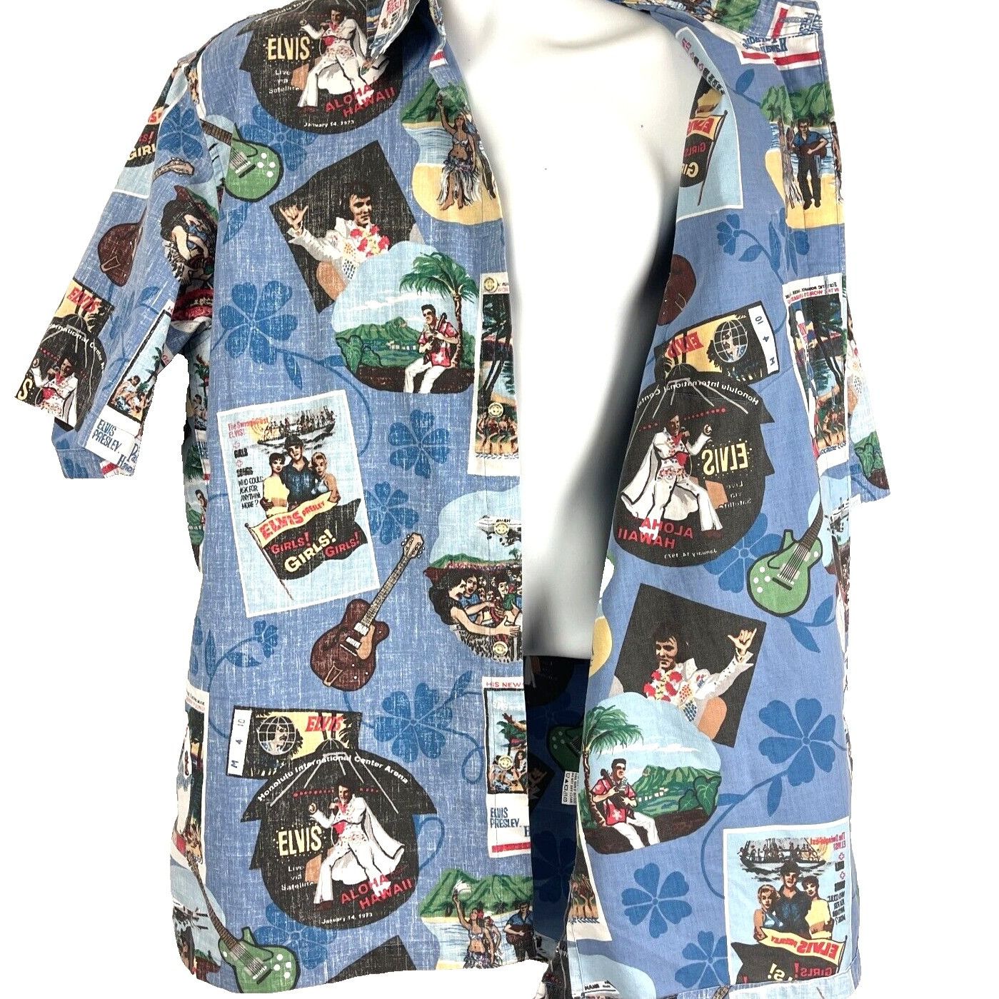 Reyn Spooner Reyn Spooner Elvis Presley Mens Hawaiian Shirt size XL/2XL F Size US XXL / EU 58 / 5 - 9 Thumbnail