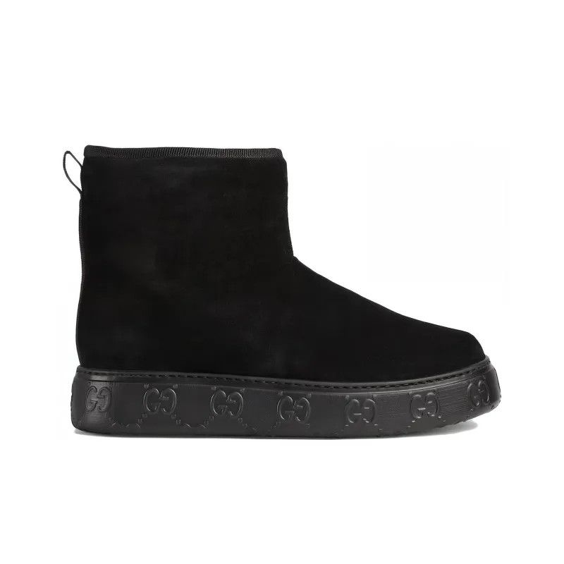 Gucci o1s1wg110425 Women's Ankle Boots in Black Size US 7.5 / IT 37.5 - 1 Thumbnail