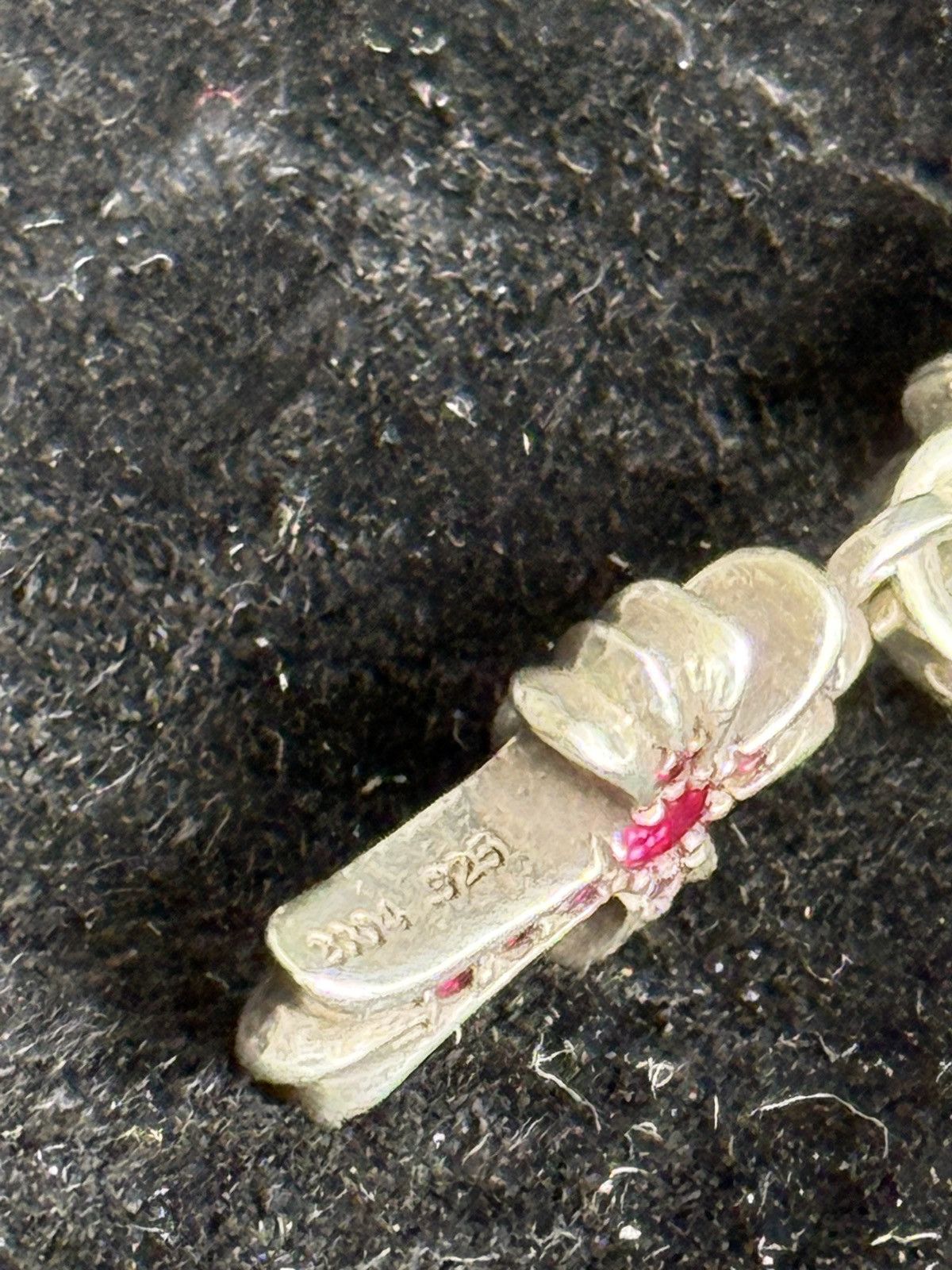 Chrome Hearts Chrome Hearts Pave Factory Ruby Set Babyfat Earring Drop Size ONE SIZE - 5 Thumbnail