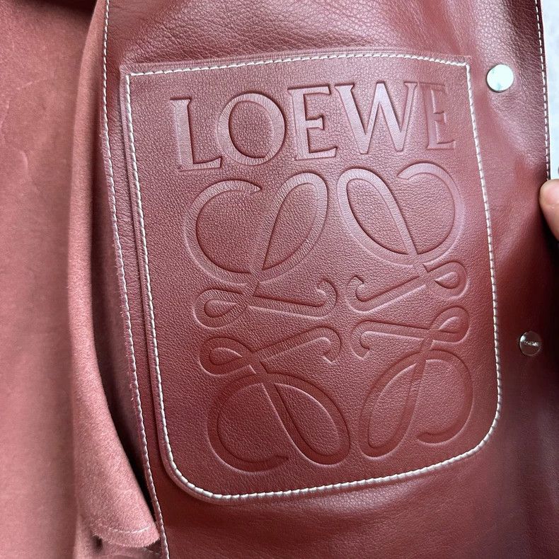 Other LOEWE Classic Lamb Leather Coat with Logo Interior Long Size XXS / US 00 / IT 34 - 3 Thumbnail