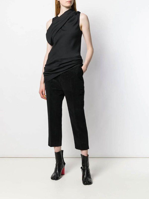 Rick Owens o1y0126 Casual Pant in Black Size 32" / US 10 / IT 46 - 4 Thumbnail