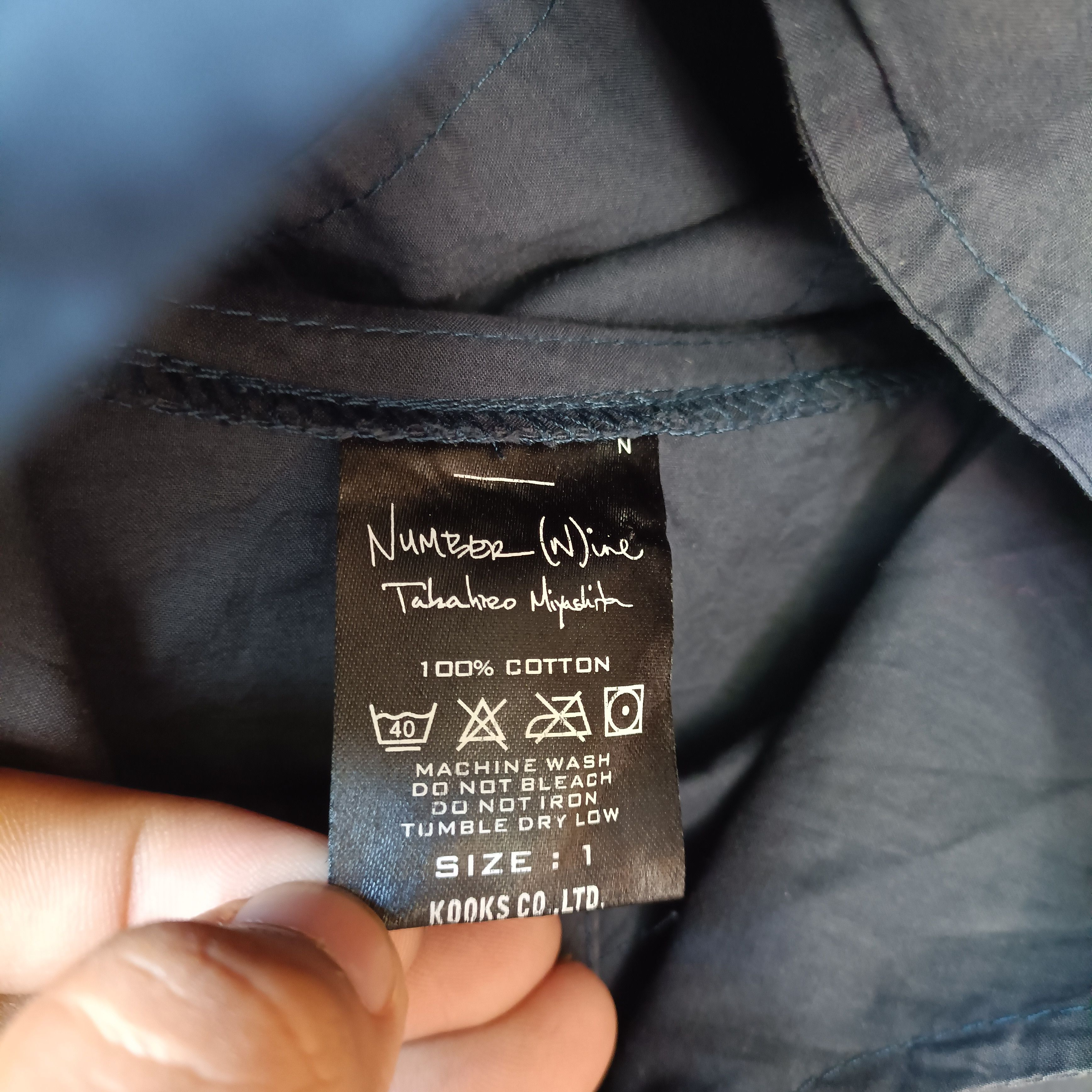 Number (N)ine Number (N)ine Anorak jacket hooded half button Navy Jacket Size US S / EU 44-46 / 1 - 12 Thumbnail