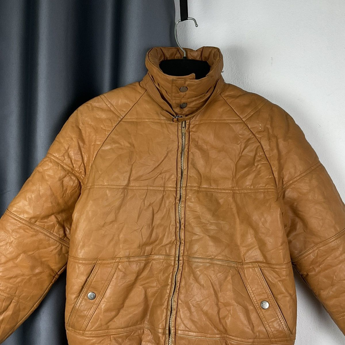 Genuine Leather × Japanese Brand Made in Japan cowhide down jacket Size US S / EU 44-46 / 1 - 5 Thumbnail