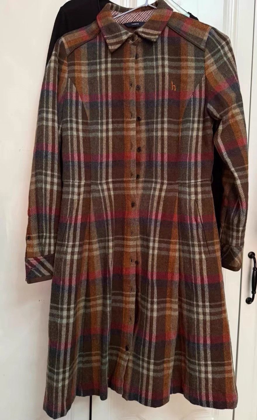HAZZYS Hazzys Plaid Wool Dress K31 Size M / US 6-8 / IT 42-44 - 1 Thumbnail