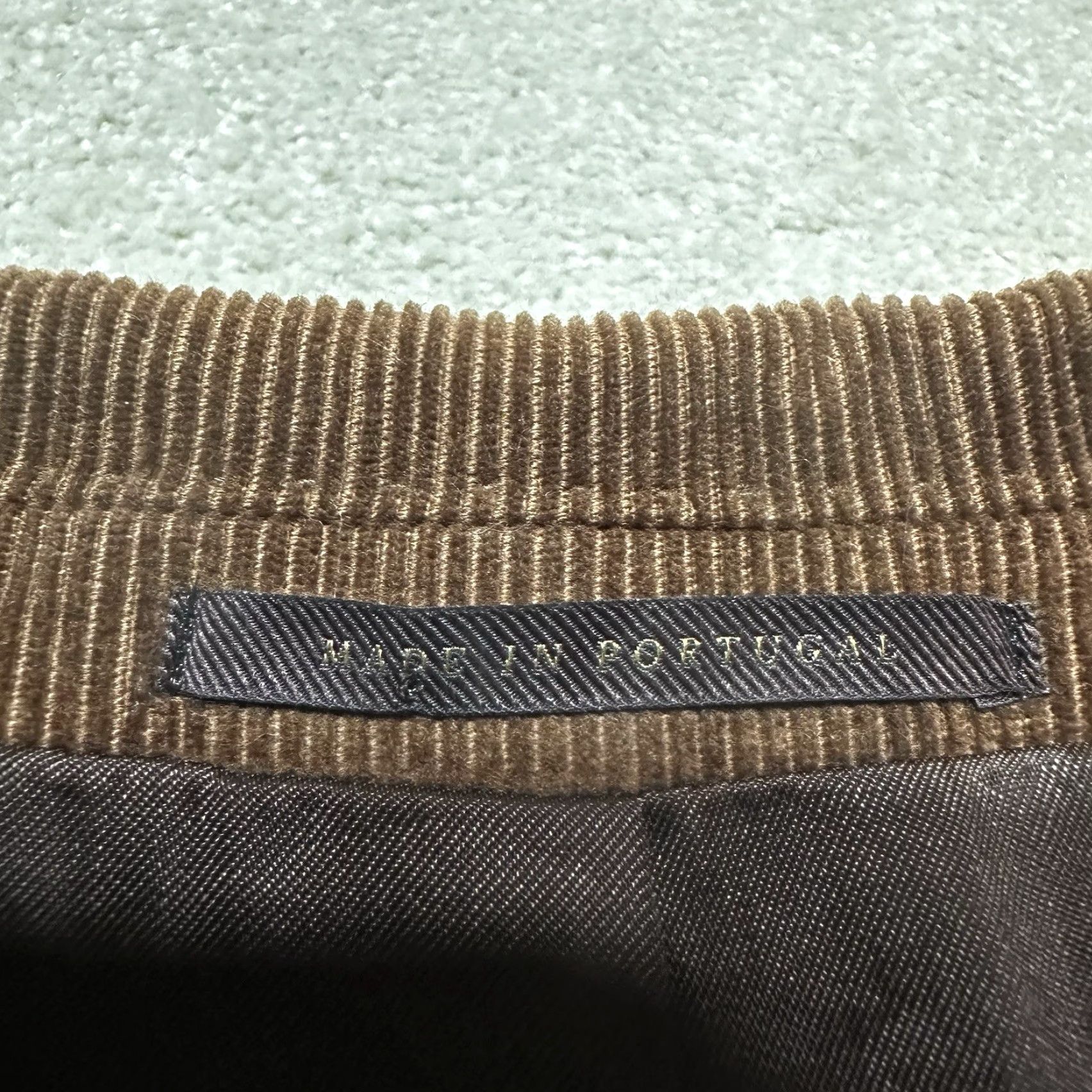Doublet J. HILBURN Corduroy Blazer Mens 41 R Brown Casual Sport Coat Double Vent Size 42R - 5 Thumbnail