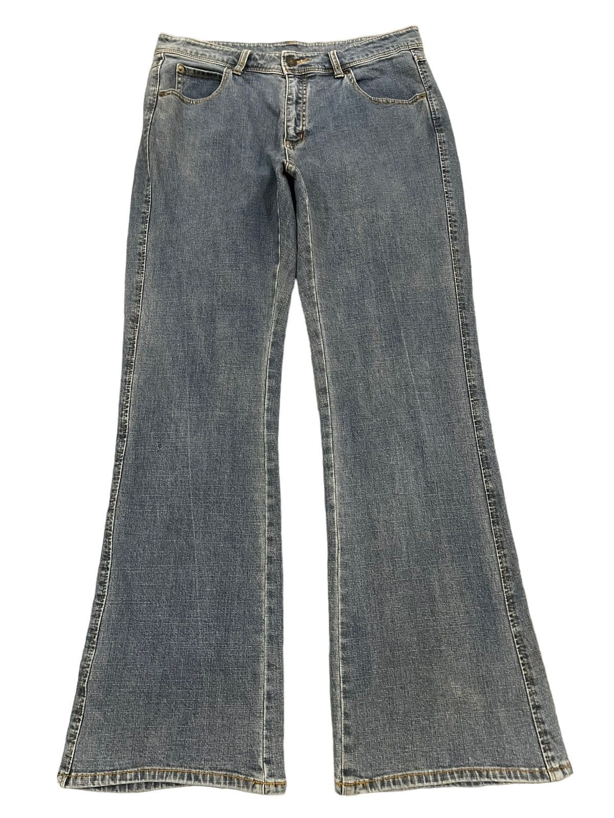 Vintage Japanese Brand Blue Wash Style Bootcut Jeans