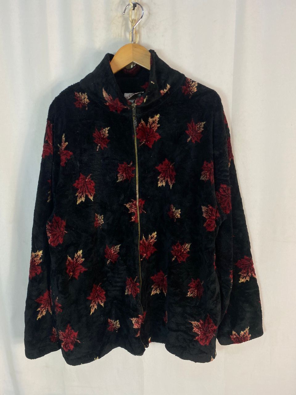 Vintage Vintage fullprint fleece zipper jacket made in Canada Size US L / EU 52-54 / 3 - 1 Thumbnail
