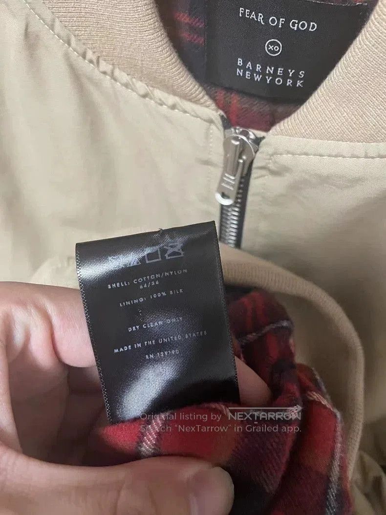 Fear of God Fear of God x Barney's Bomber Jacket. Size US M / EU 48-50 / 2 - 3 Thumbnail