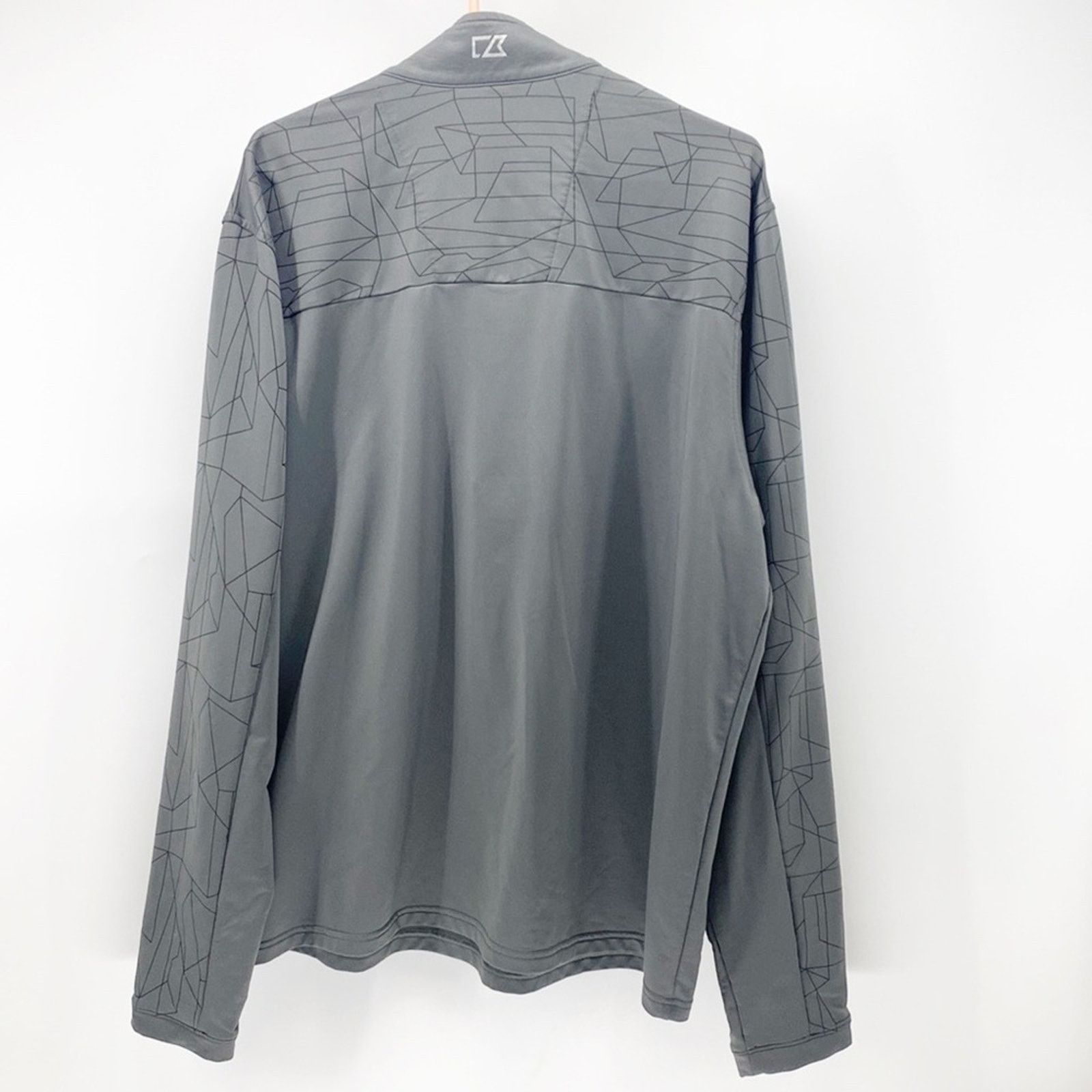 Other Cutter & Buck grey quarter zip CB DryTec casual sz XL Size US XL / EU 56 / 4 - 5 Thumbnail