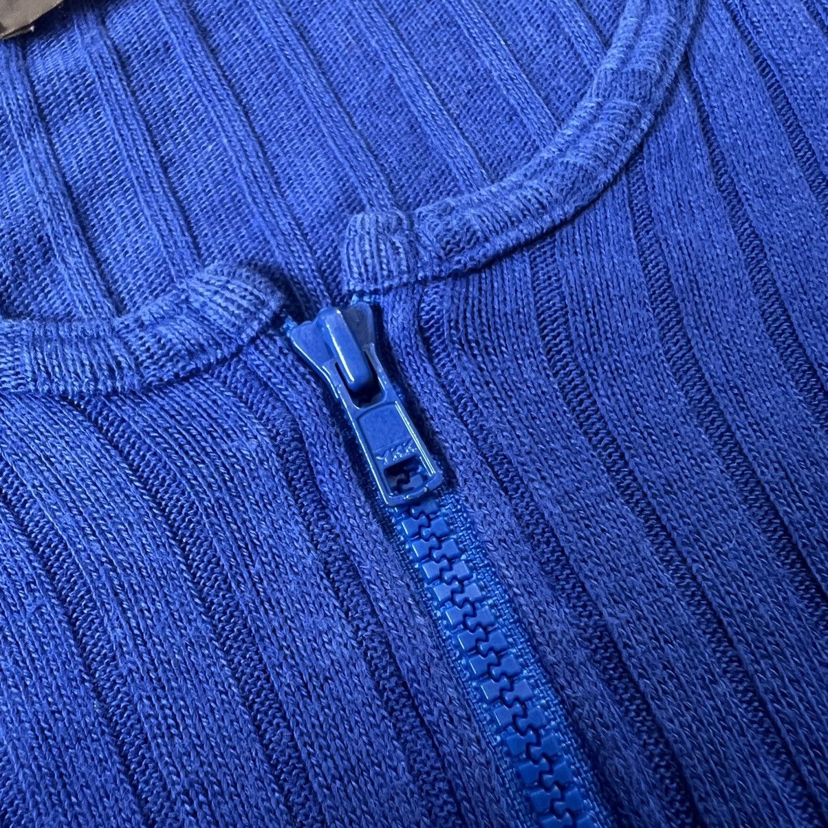 Y's for Men 1990’s Y’s For Men by Yohji Yamamoto Ribbed Half Zip Shirt Size US M / EU 48-50 / 2 - 3 Thumbnail