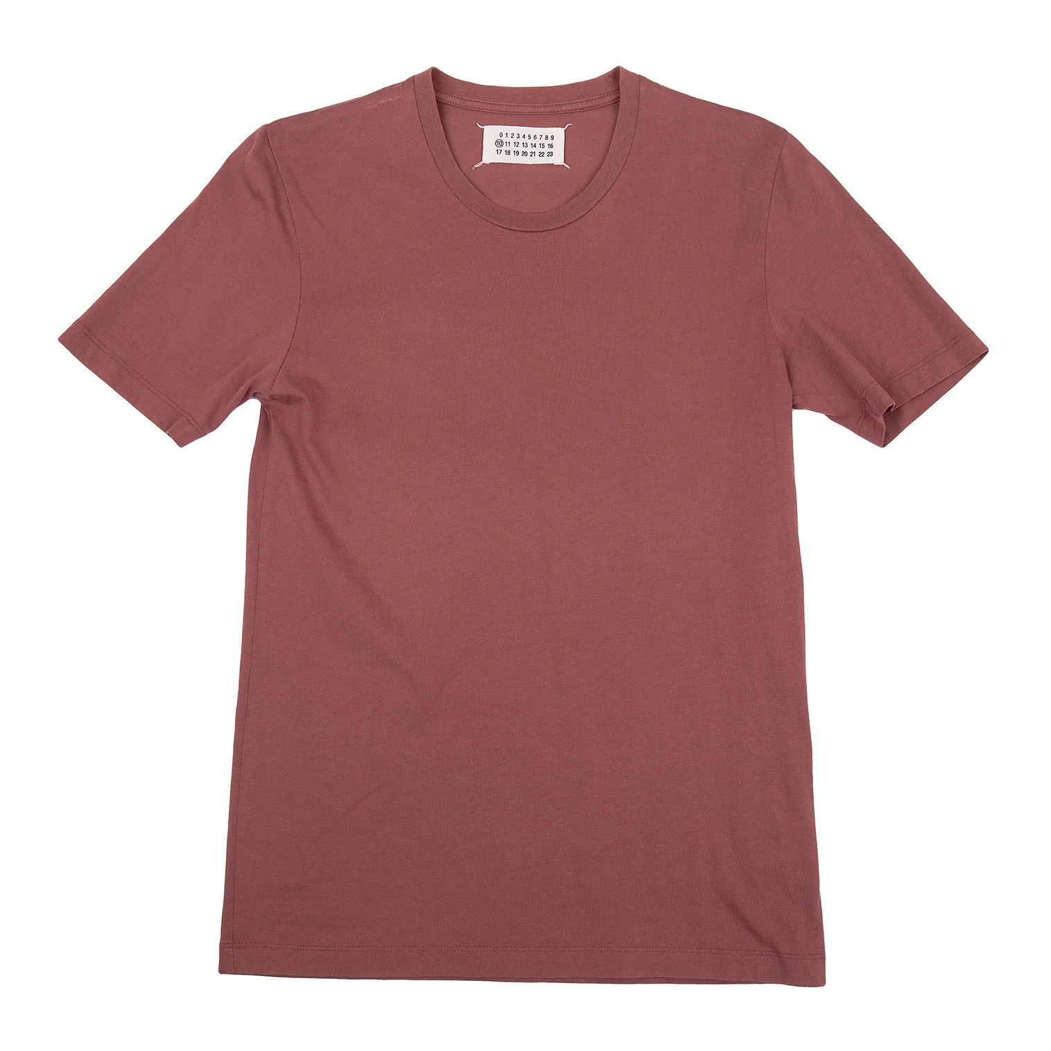Maison Margiela Crew Neck T-Shirt in Red Purple Size 44 Size US S / EU 44-46 / 1 - 1 Thumbnail