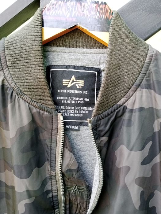 Alpha Industries Vintage MA-1 Alpha industries Camo Jacket | Grailed