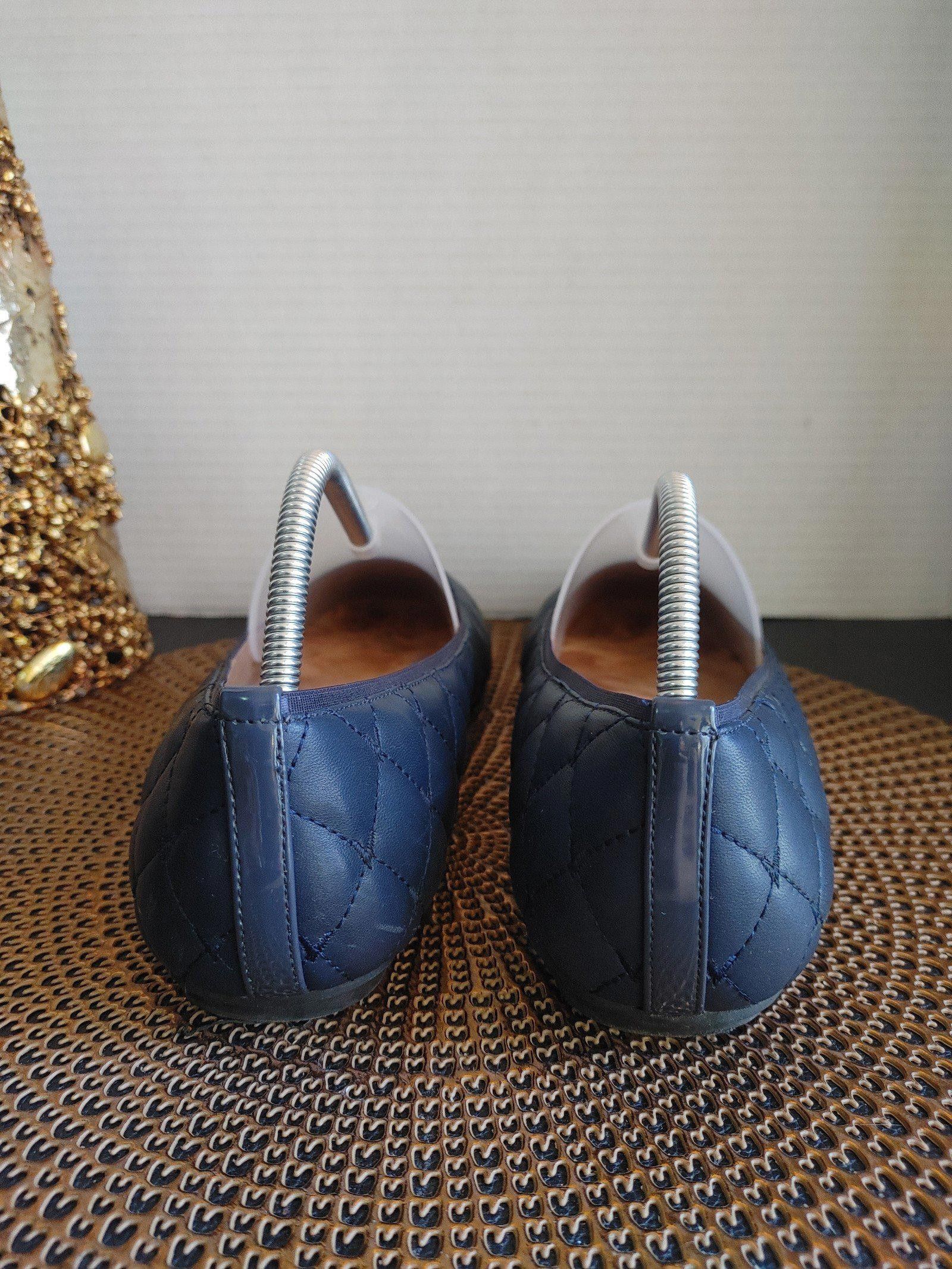 Vionic Stylish Navy Blue Quilted Ballet Flats Vionic Size 8 Size US 8 / IT 38 - 5 Thumbnail
