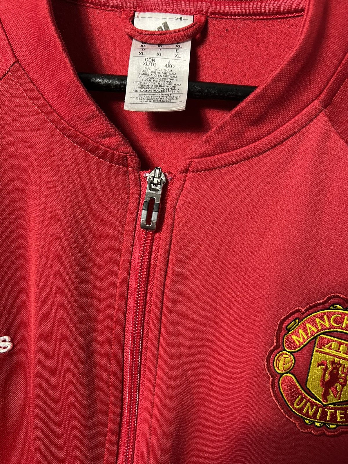Adidas Adidas Manchester United 2016-17 Track Jacket Size US XL / EU 56 / 4 - 4 Thumbnail