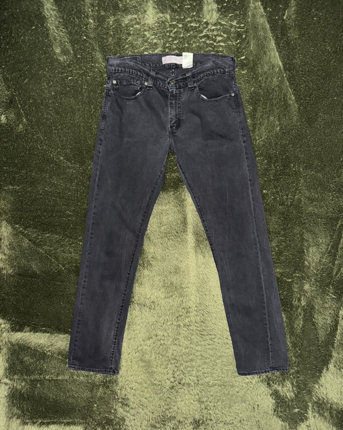Levi's [W33/L32] Levis 511 USA Vintage Washed Denim Pants Black Size US 33 - 1 Thumbnail