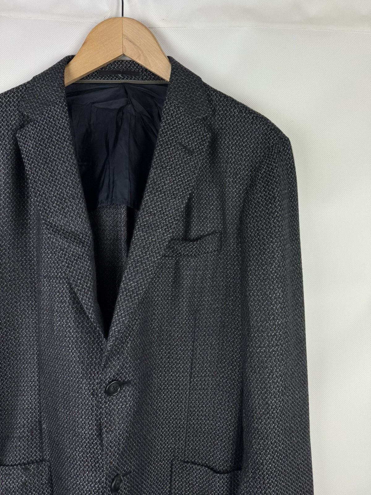 Z Zegna Z Zegna Drop 7 Shirt Wool Half Lined Blazer Jacket Sportcoat Size 40R - 5 Thumbnail