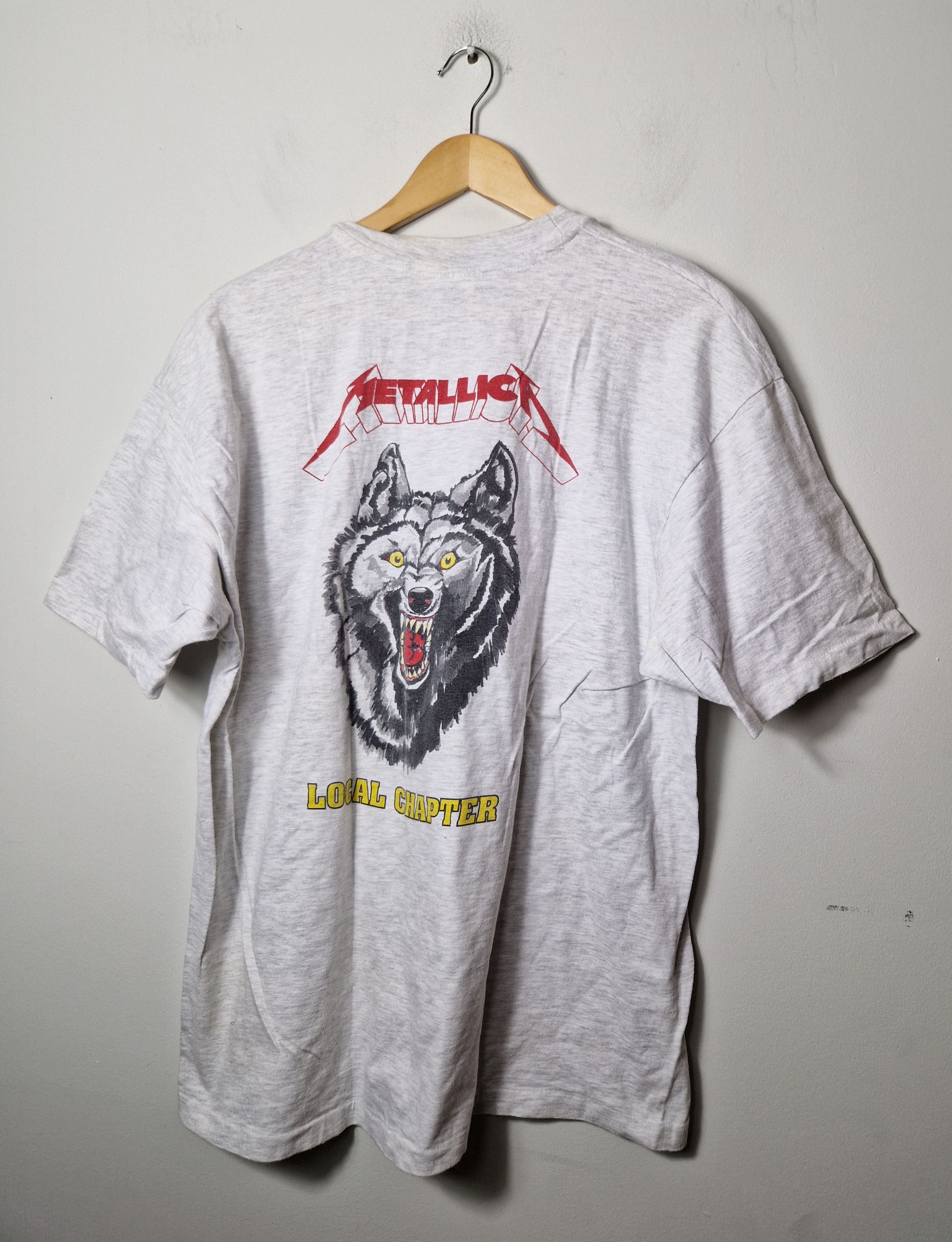 Metallica vintage Metallica wolf hanes tee Size US XL / EU 56 / 4 - 1 Thumbnail