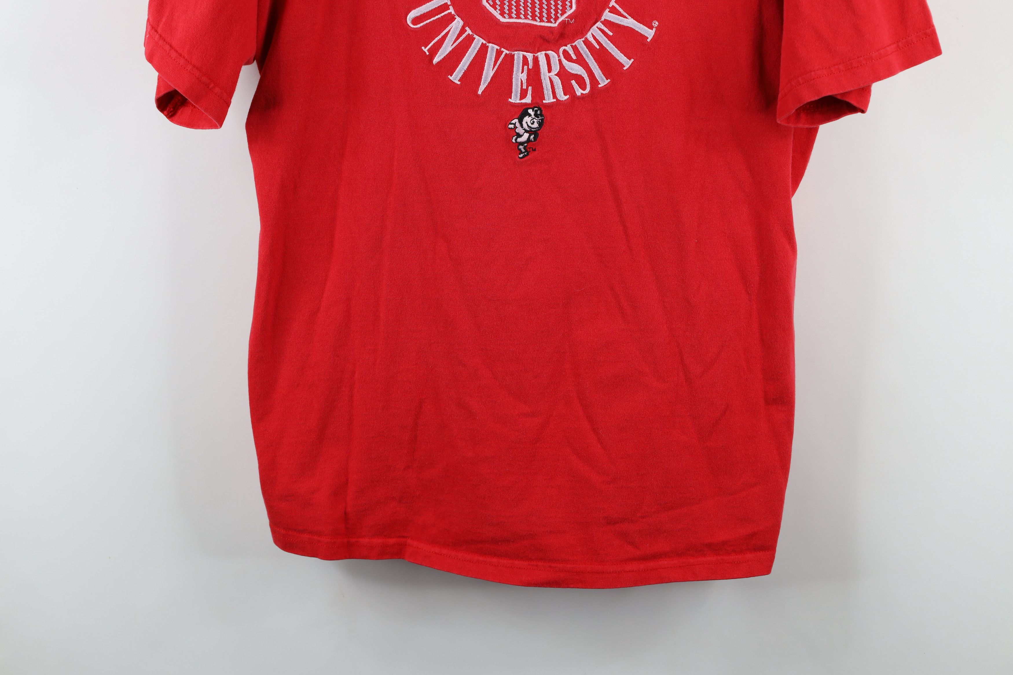 Vintage Vintage 90s Streetwear Heavyweight Ohio University T-Shirt Size US XL / EU 56 / 4 - 3 Thumbnail
