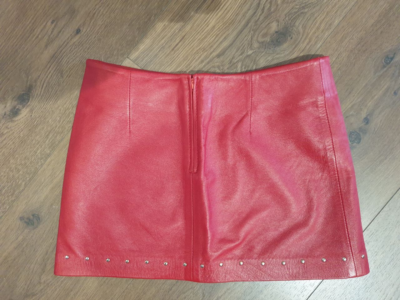 Designer Bundle of 2 leather mini skirt Size 27" / US 4 / IT 40 - 3 Thumbnail