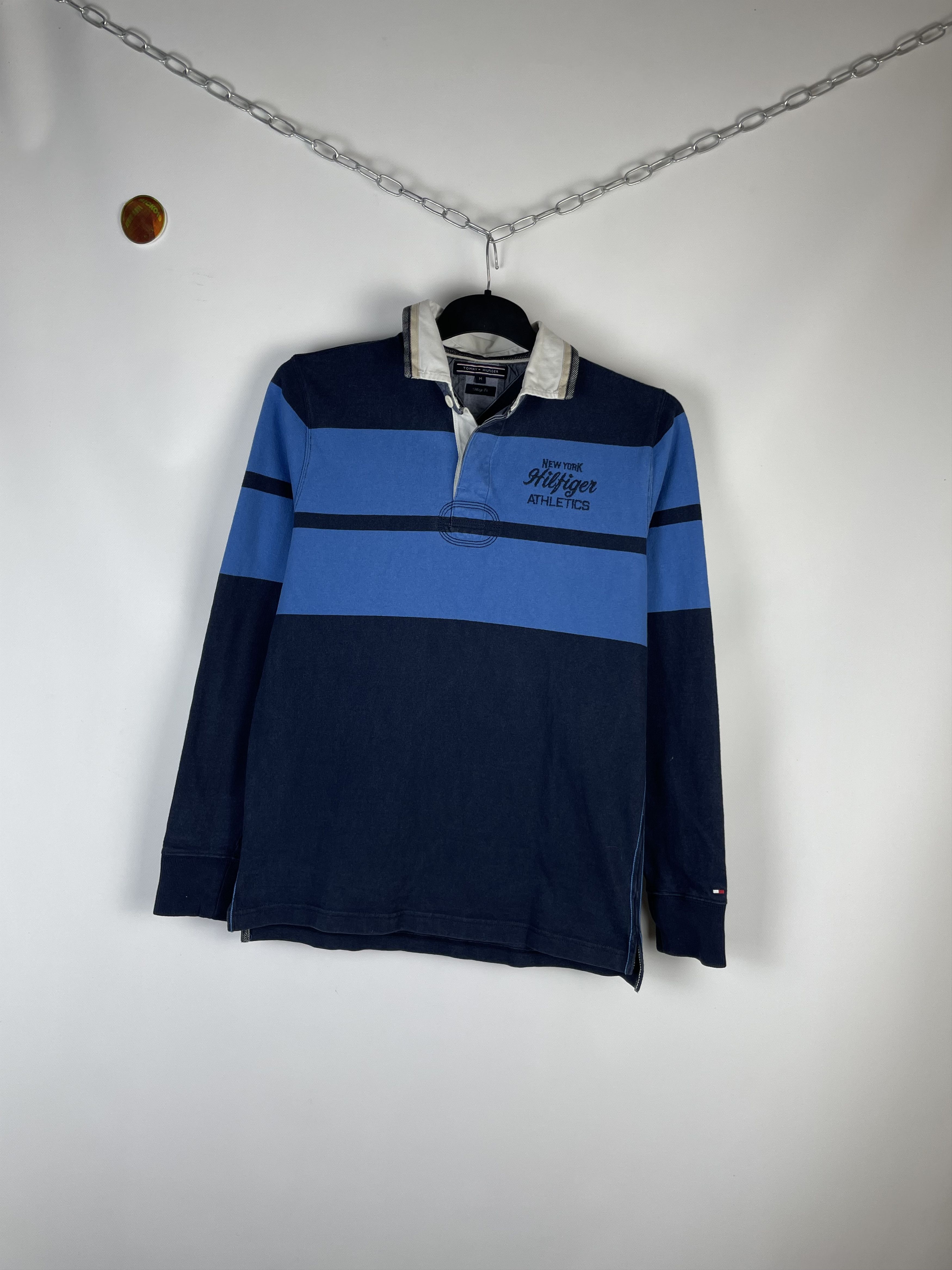 Other Vintage Tommy Hilfiger Rugby Long Sleeve 90s Size US M / EU 48-50 / 2 - 2 Thumbnail