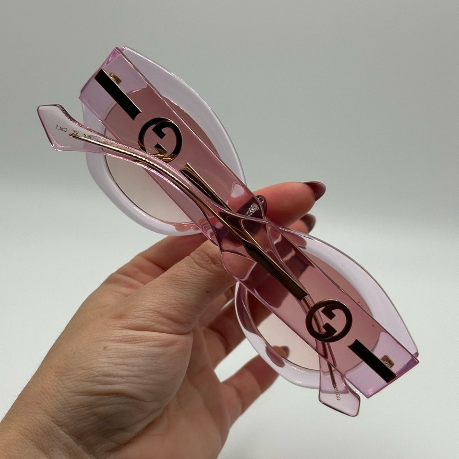 Gucci NEW Gucci Sunglasses GG1553S 003 Pink Red Women Authentic Size ONE SIZE - 8 Thumbnail