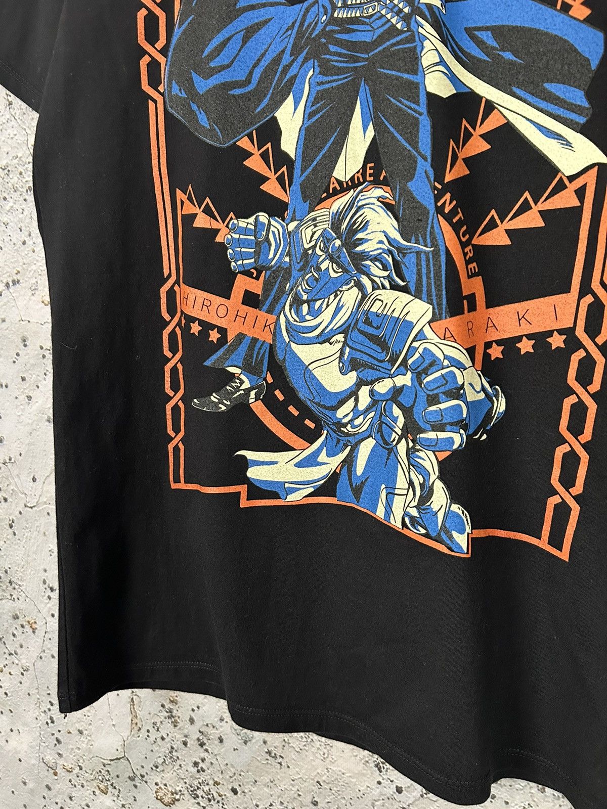 Anime Vintage Hirohiko Araki JoJo Anime Japanese Movie Manga Tee Size US M / EU 48-50 / 2 - 4 Thumbnail