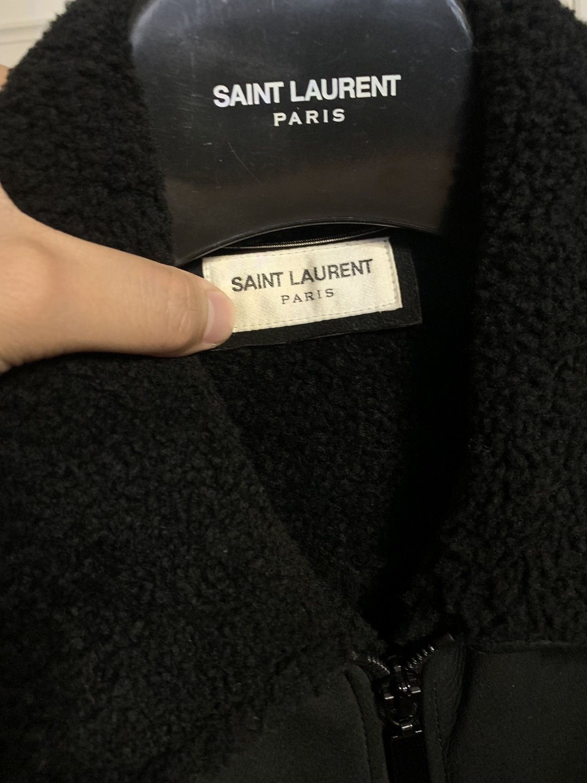 Saint Laurent Paris Saint Laurent 2017FW Black Shearling coat Size US L / EU 52-54 / 3 - 2 Thumbnail
