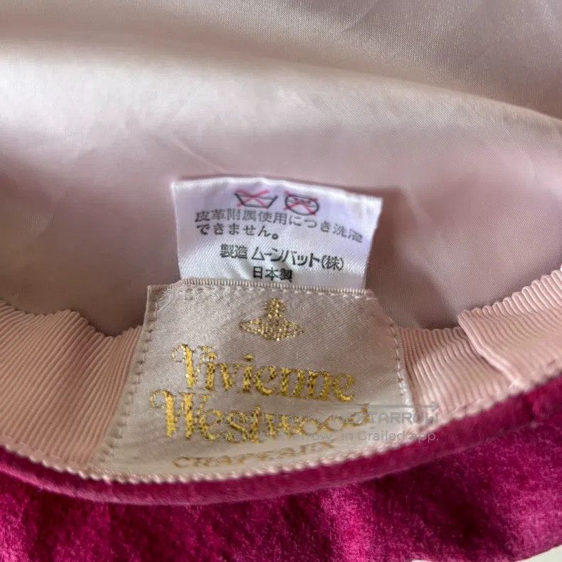Vivienne Westwood Vivienne Westwood Pink Suede Newsboy Hat Size ONE SIZE - 9 Thumbnail