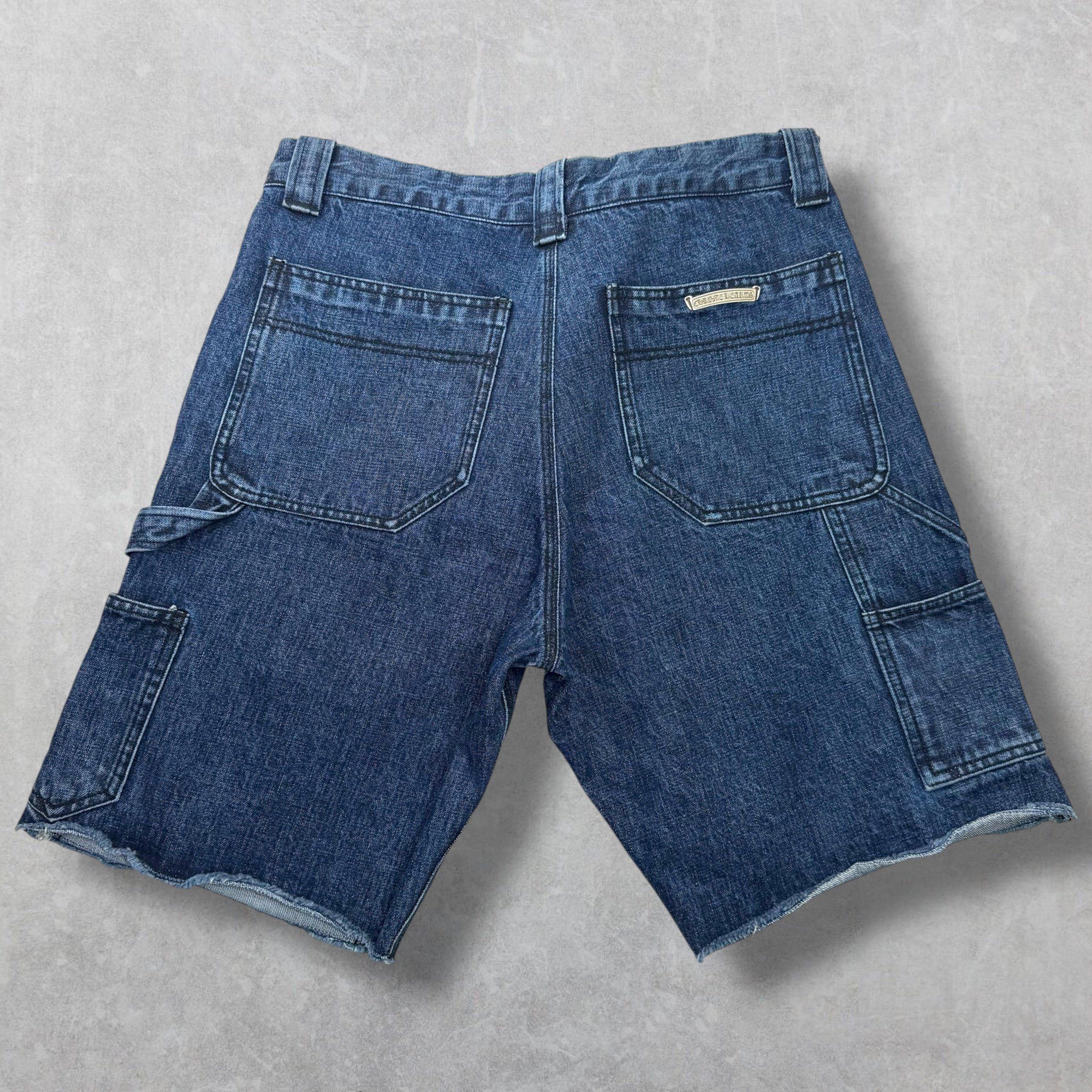 Chrome Hearts Chrome Hearts Denim Carpenter Shorts 33 Size US 33 - 2 Thumbnail