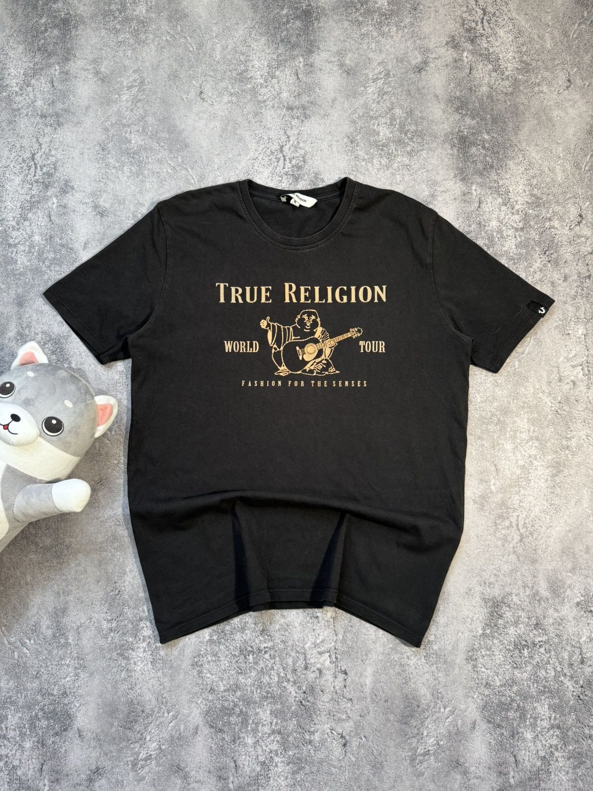 True Religion × Vintage Vintage True Religion y2k Buddha big logo tee 90’s Size US XL / EU 56 / 4 - 1 Thumbnail