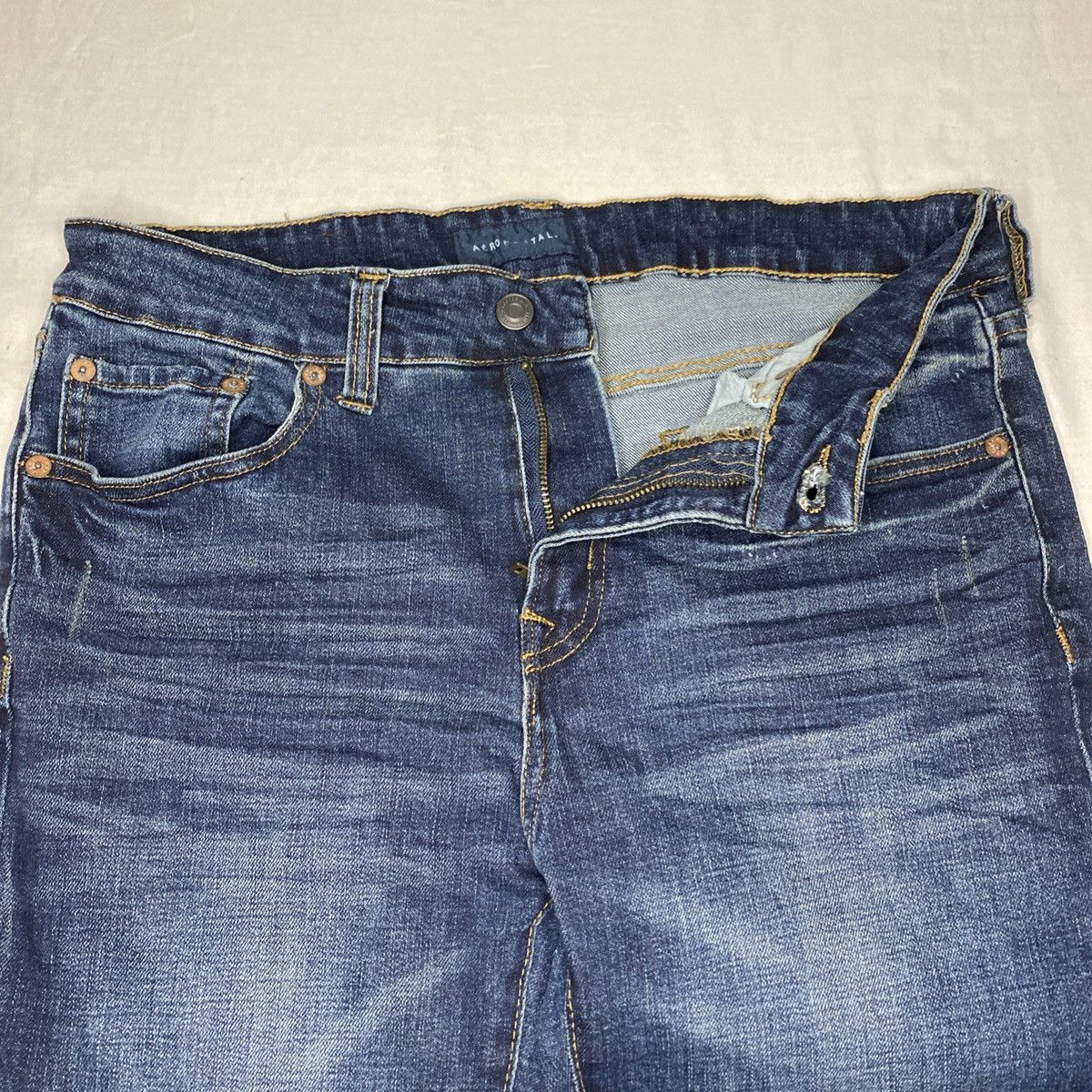 Aeropostale Aeropostale Skinny Jeans Dark Wash Women's Size 32/30 EUC Size 32" / US 10 / IT 46 - 6 Thumbnail