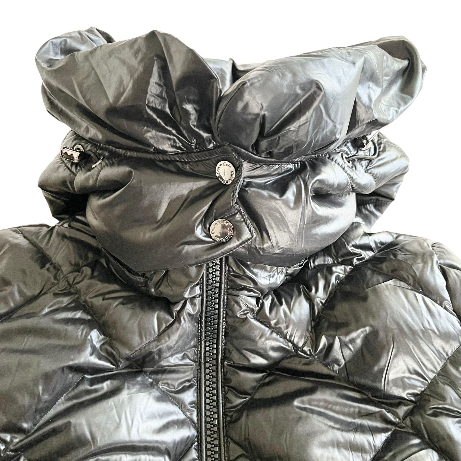 Calvin Klein Calvin Klein Black Diamond-Quilting Down Puffer Jacket Size S / US 4 / IT 40 - 11 Thumbnail