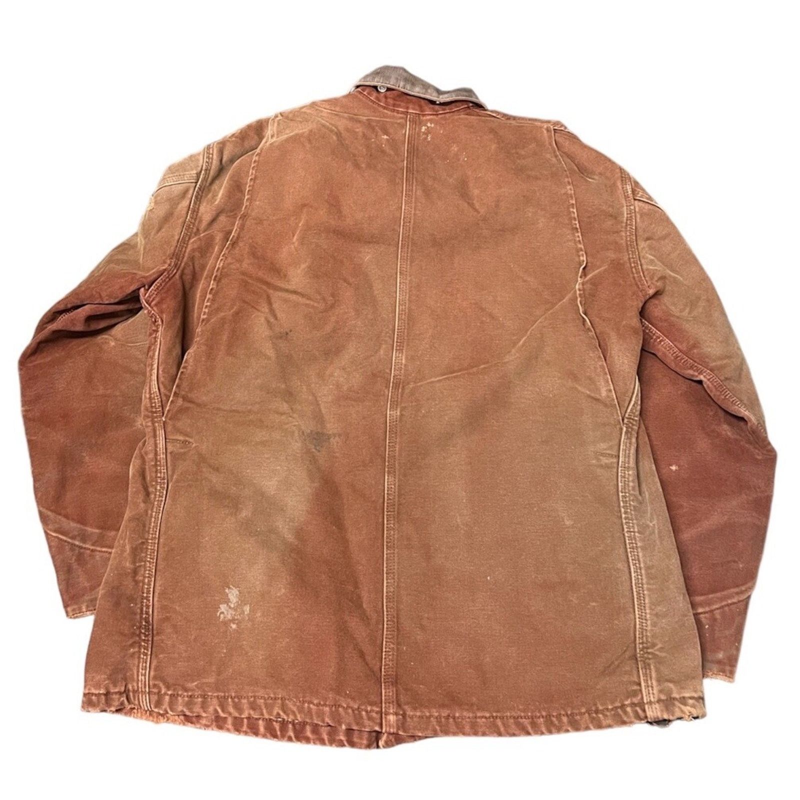 Carhartt Carhartt C02 CLY Chore Coat Large Vintage Faded Work Jacket Size US L / EU 52-54 / 3 - 2 Thumbnail
