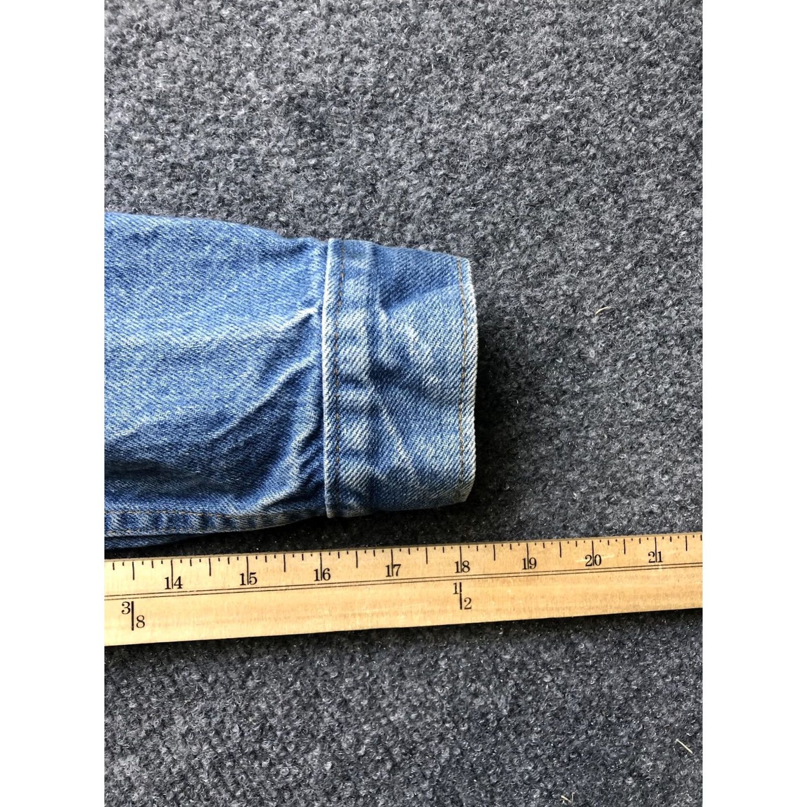 Levi's Levi's Jacket Mens 36 Blue Denim Bomber Button Front Trucker Casual Denim Jacket Men 36 Blue Size US 36 / EU 52 - 5 Thumbnail