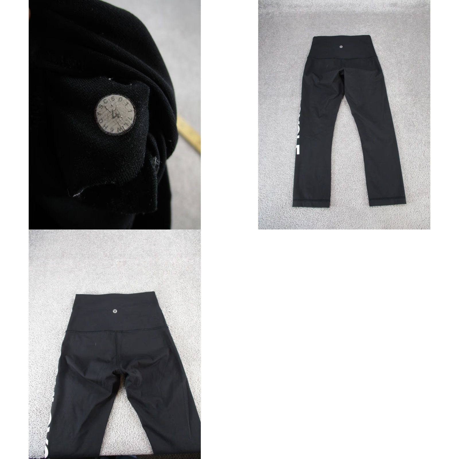 Lululemon Lululemon x Soulcycle Leggings Womens 4 Wunder Under Crop HR Black Cropped Leggings Athletic Activewear Size 4 Womens Black 90s Sports Size 27" / US 4 / IT 40 - 8 Thumbnail